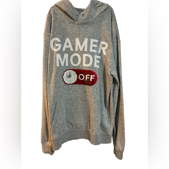 H&M  jacket with ON/OFF  sequins design, used once. - Picture 2 of 3